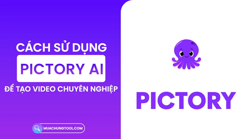 Giao diện phần mềm Pictory AI